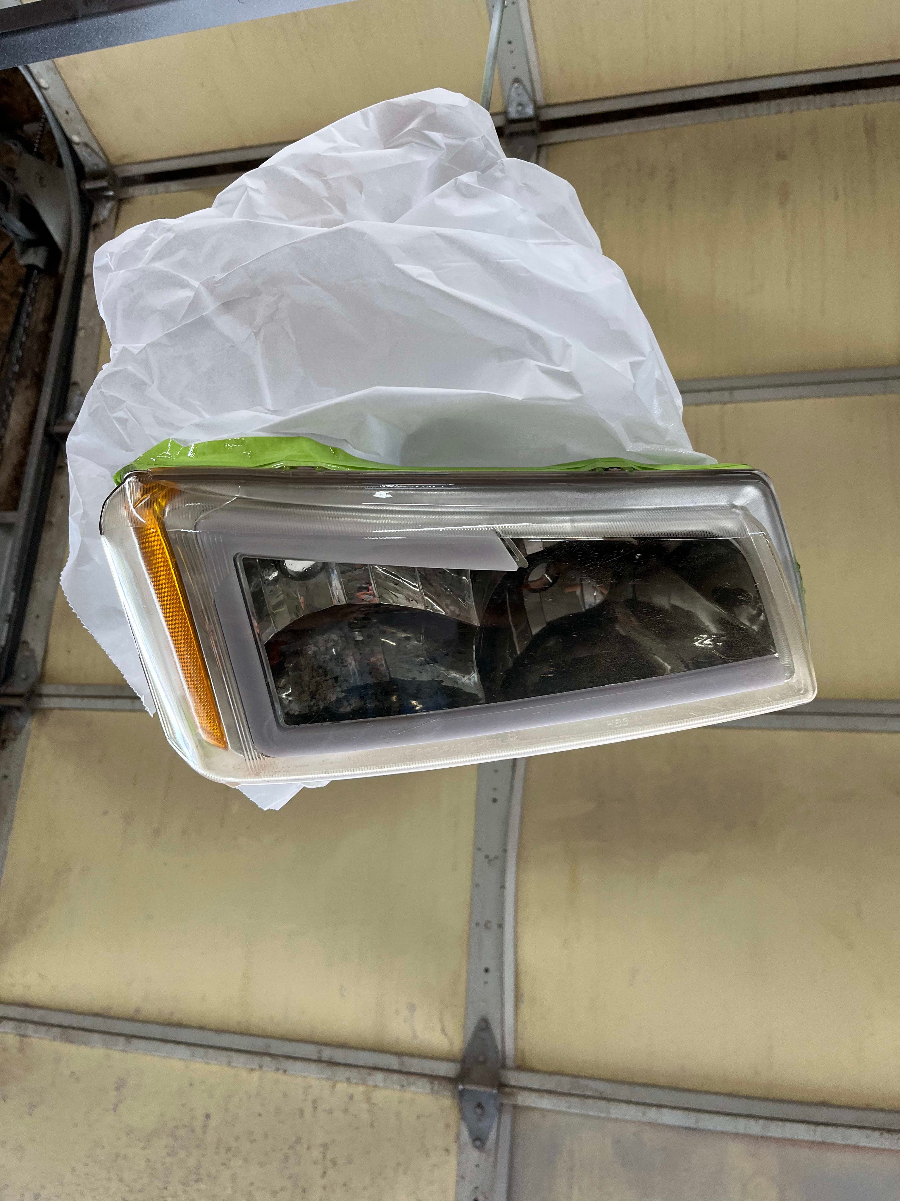 Chevy 1500 Headlight Restoration repair stage 5