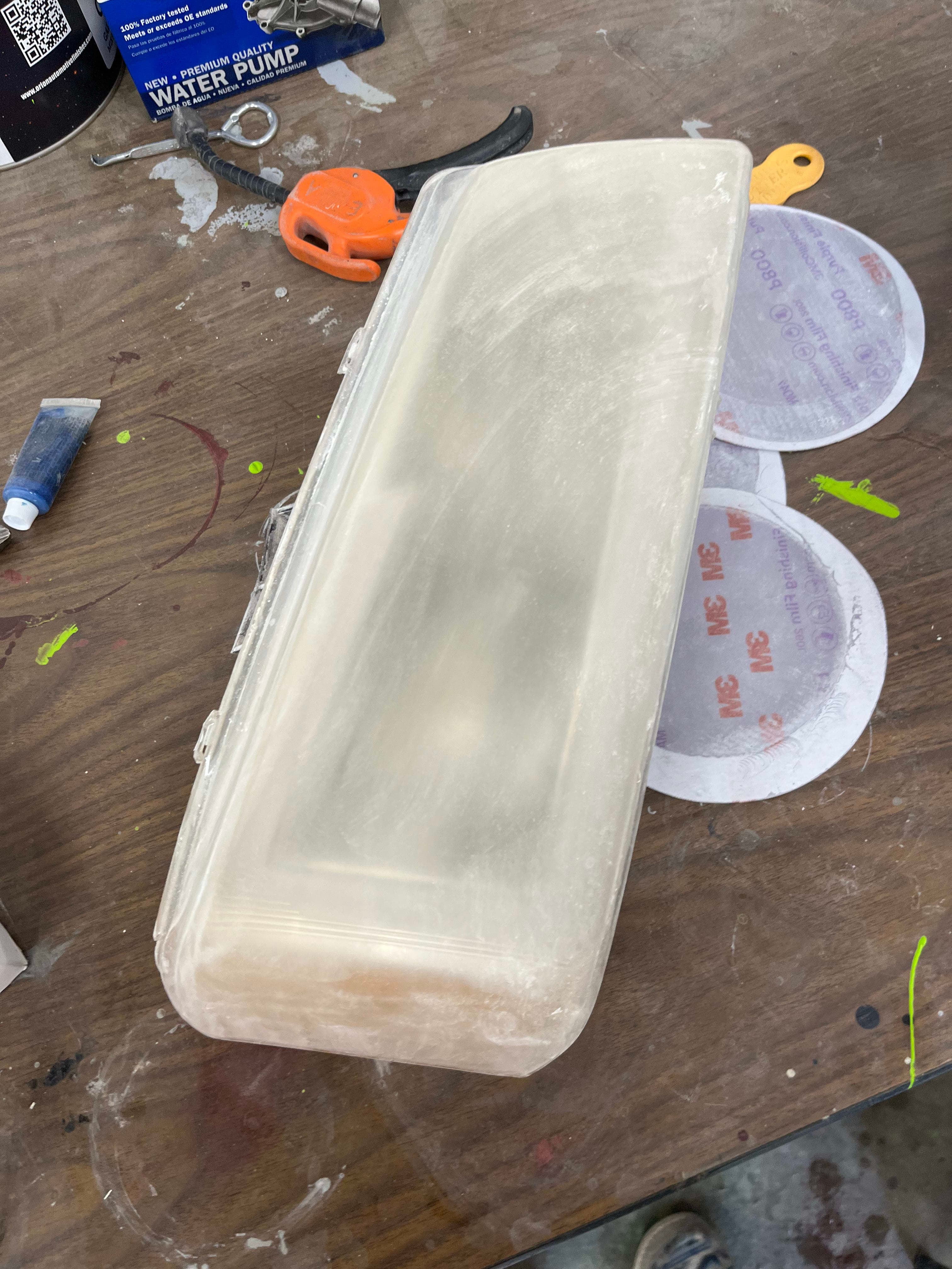 Chevy 1500 Headlight Restoration repair stage 4